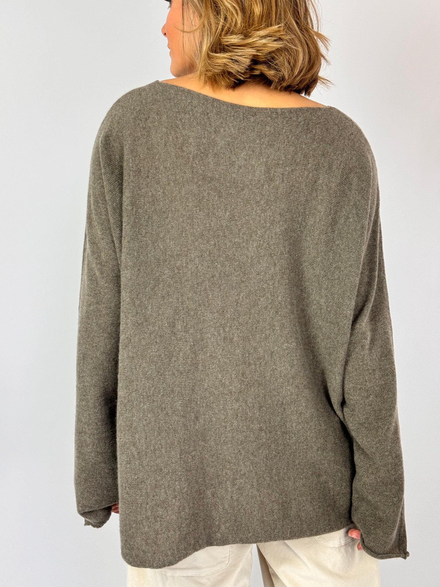 Album Di Famiglia V-Neck Jumper Nut