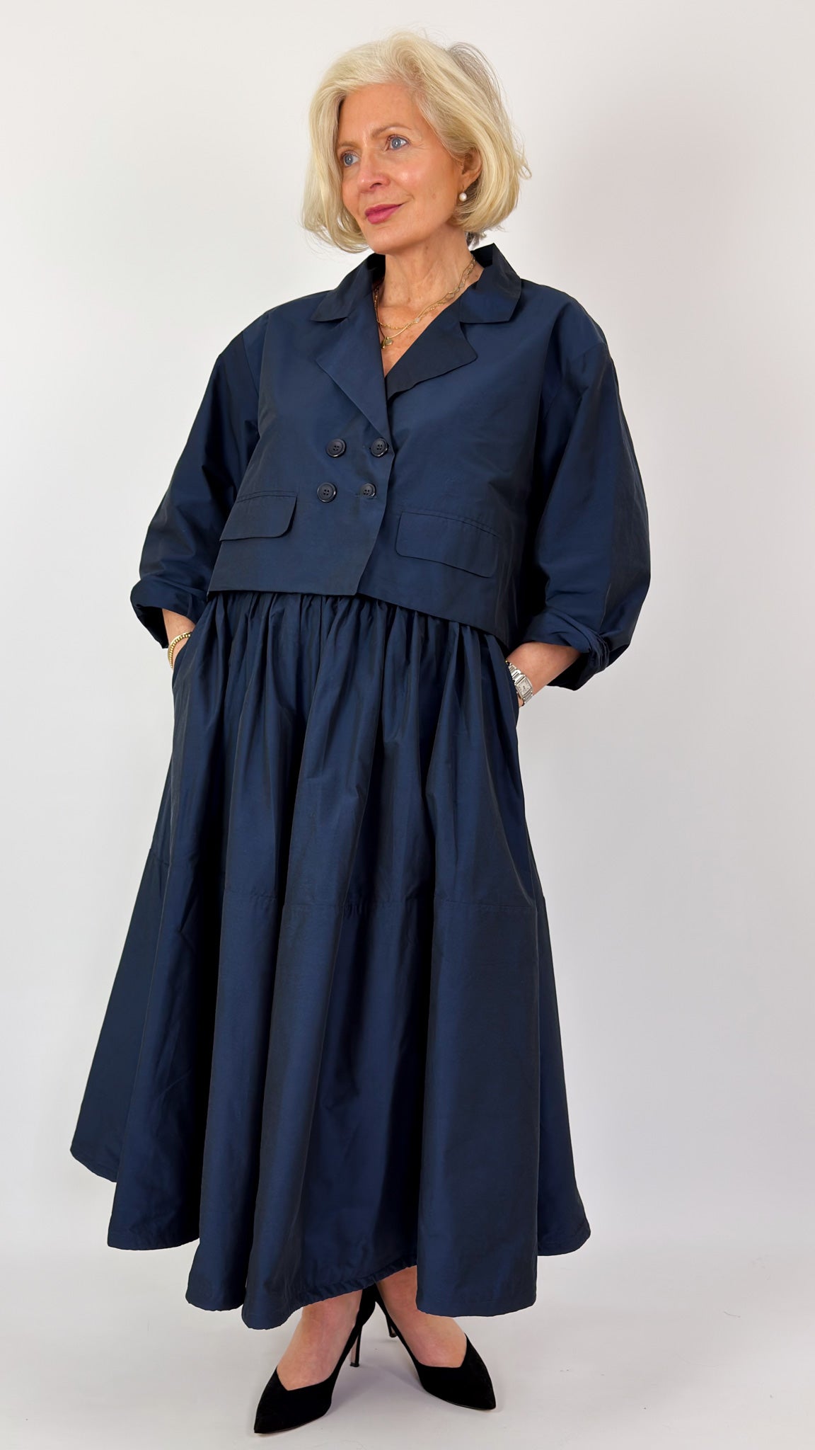 Les Filles d'Ailleurs 639 Skirt Navy