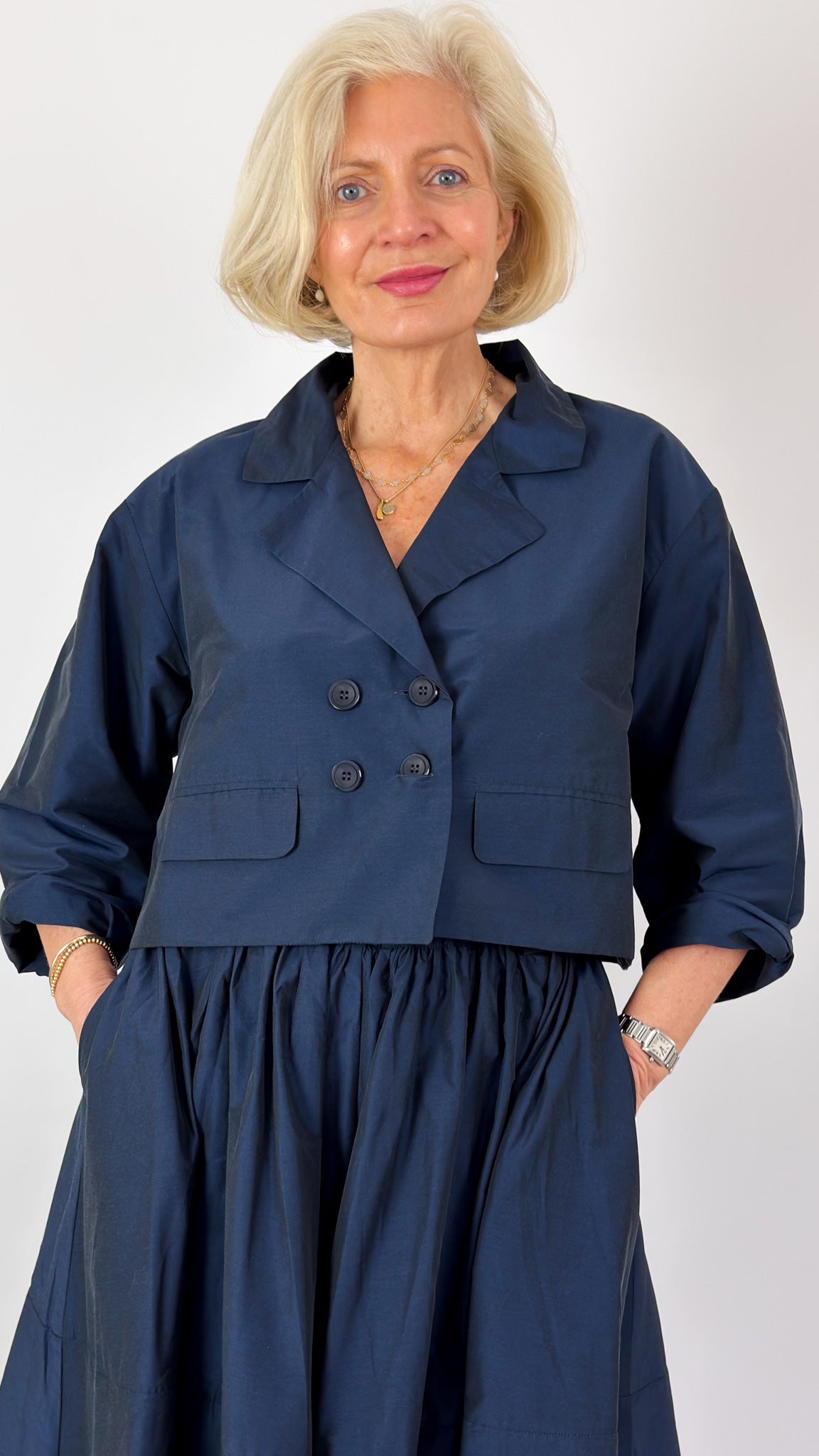 Les Filles d'Ailleurs 506 Jacket Navy