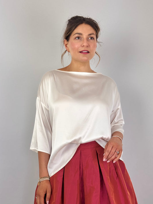 Officinae T-Shape Blouse Latte
