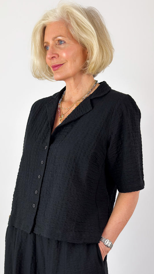 Les Filles d'Ailleurs 855 Blouse Black