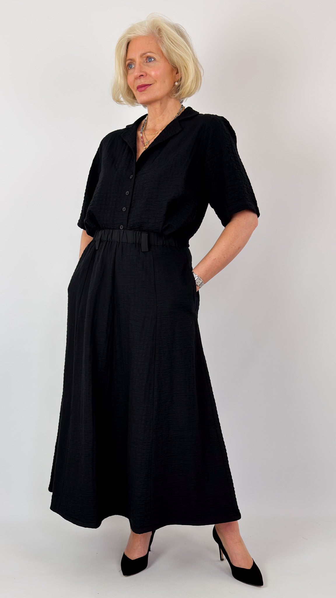 Les Filles d'Ailleurs 855 Blouse Black