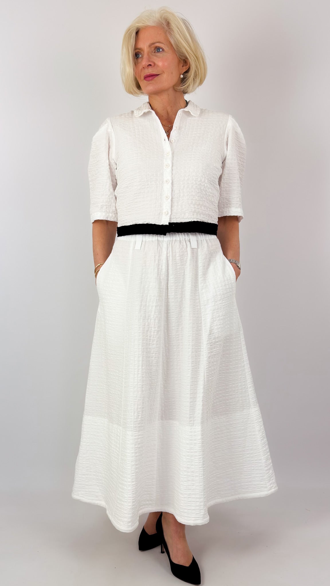 Les Filles d'Ailleurs 635 Skirt White