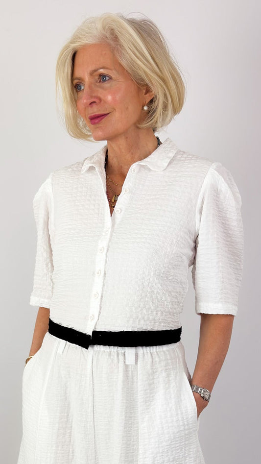 Les Filles d'Ailleurs 854 Blouse White