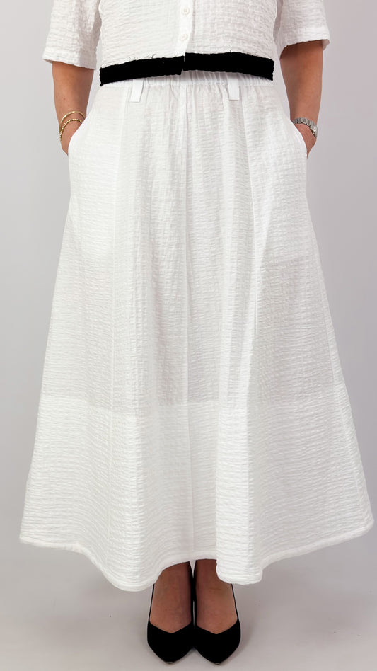 Les Filles d'Ailleurs 635 Skirt White