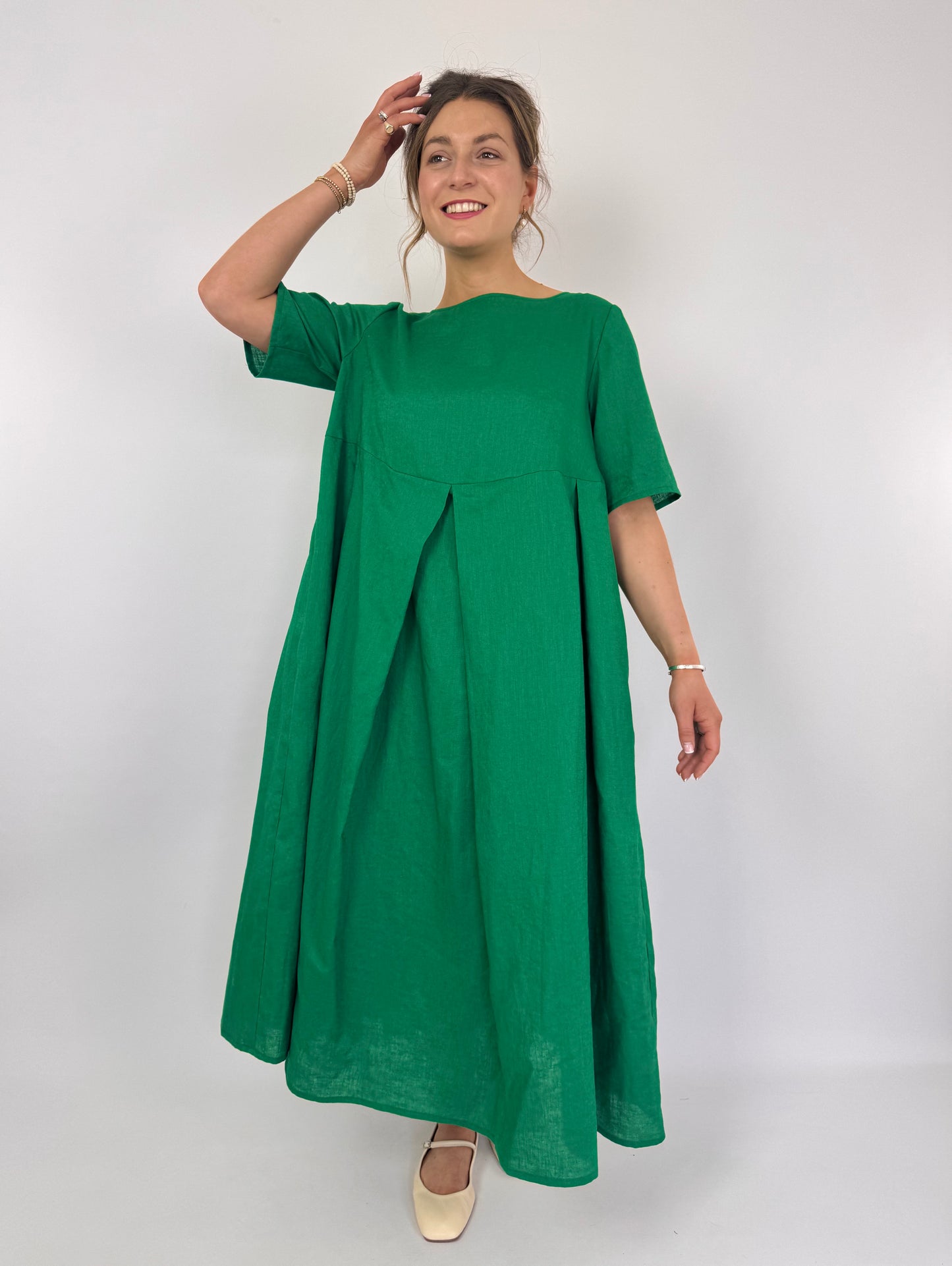 Officinae Debora Dress Green