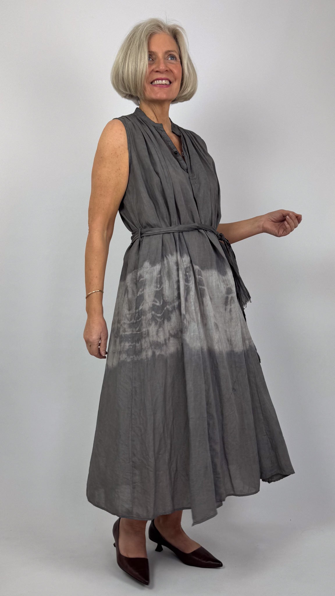 Pas De Calais 4546 Willow Dye Dress Grey