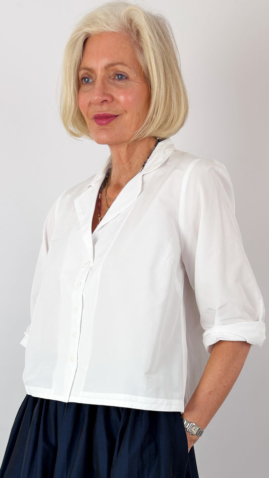 Les Filles d'Ailleurs 850 Blouse White