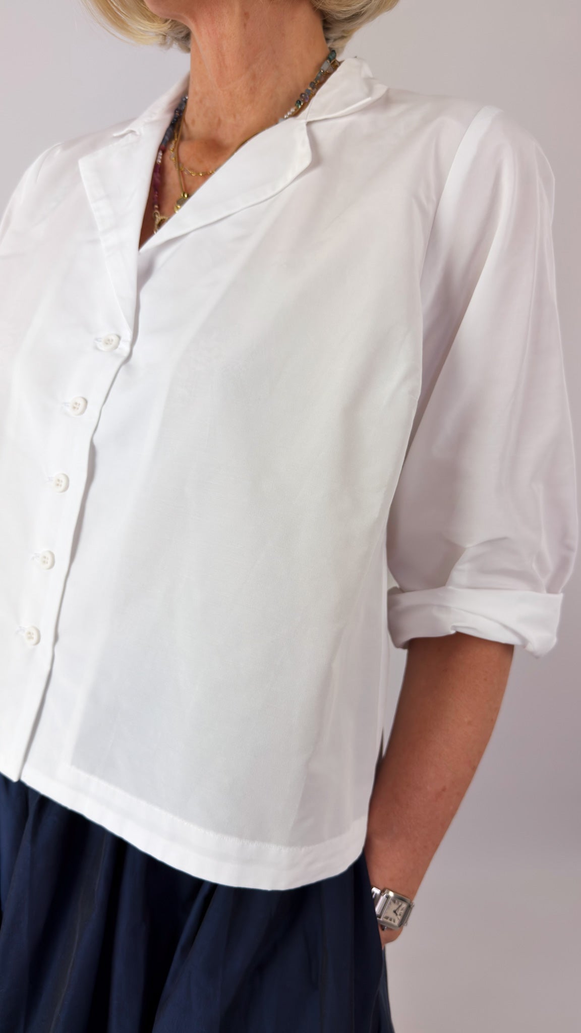 Les Filles d'Ailleurs 850 Blouse White