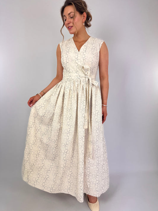 Officinae Eu Dress Ivory/Blue