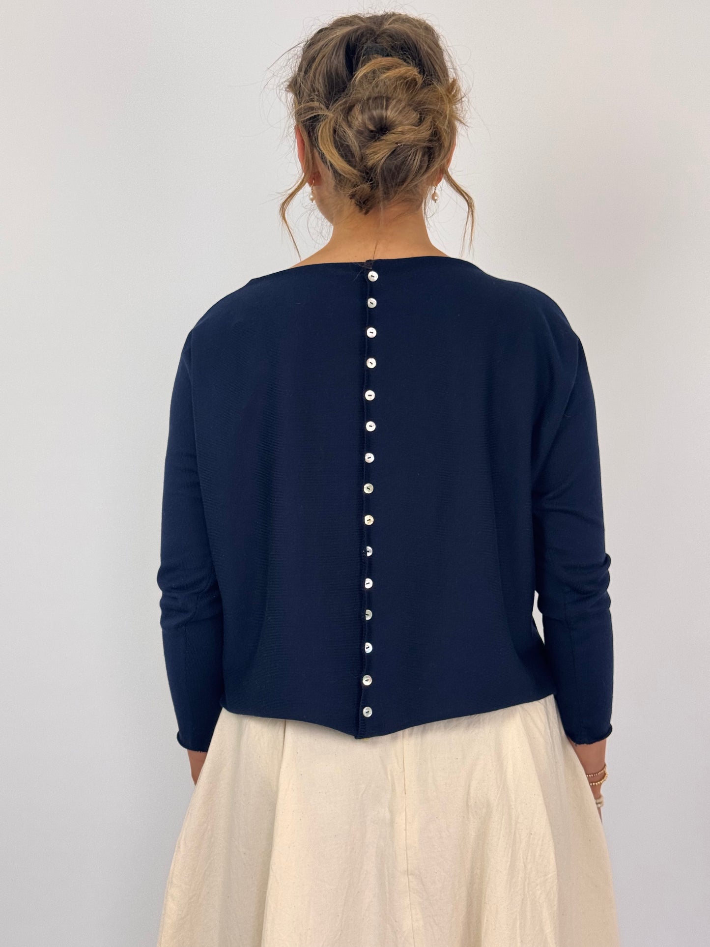 Officinae Bottoncini Cardigan Navy