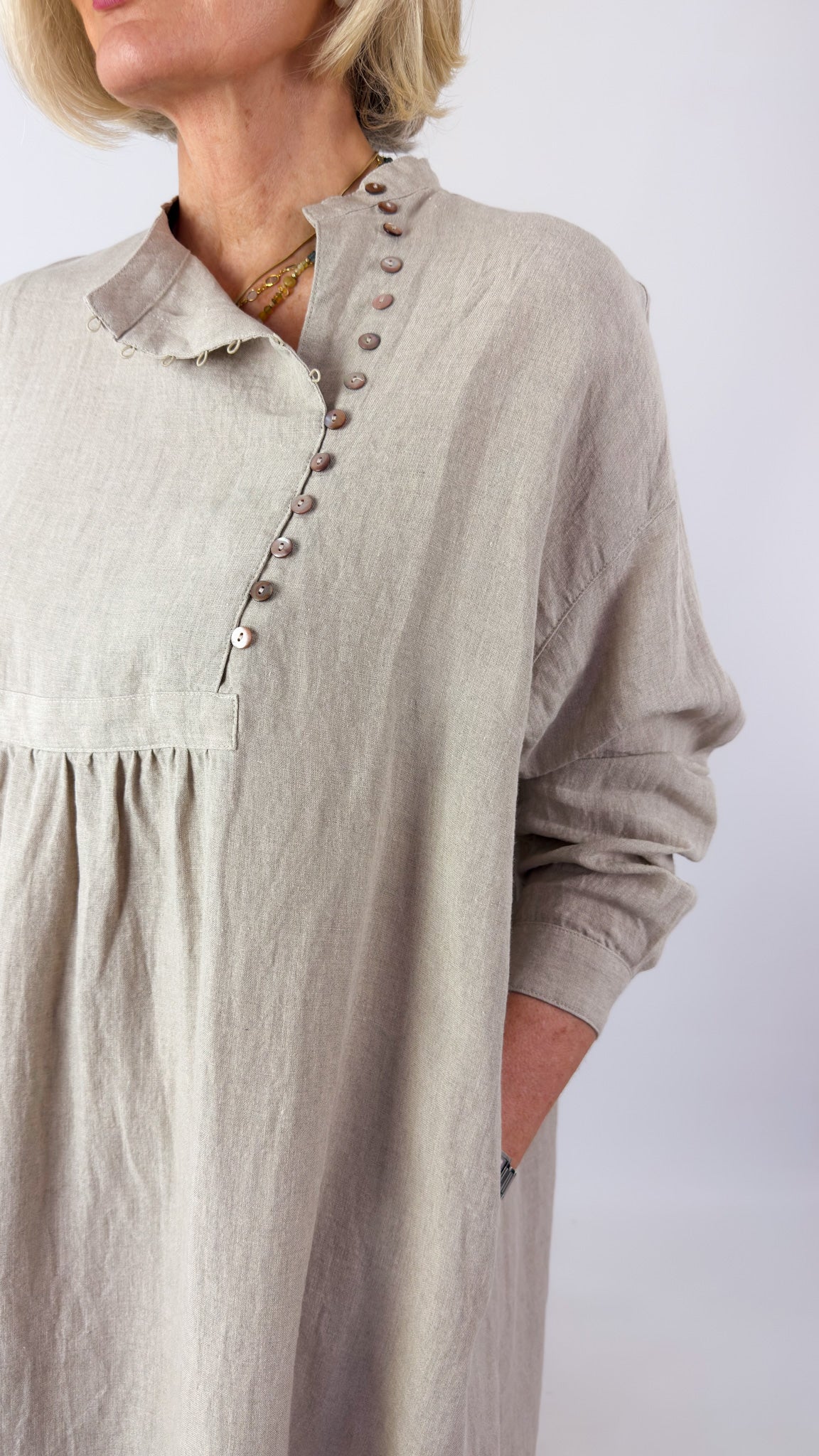 Ichi Antiquities 911 Dress Natural