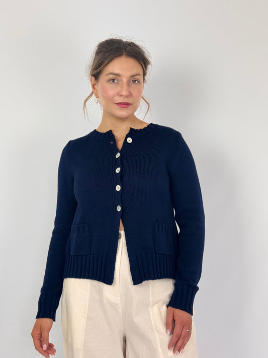 Officinae Adele Cardigan Navy