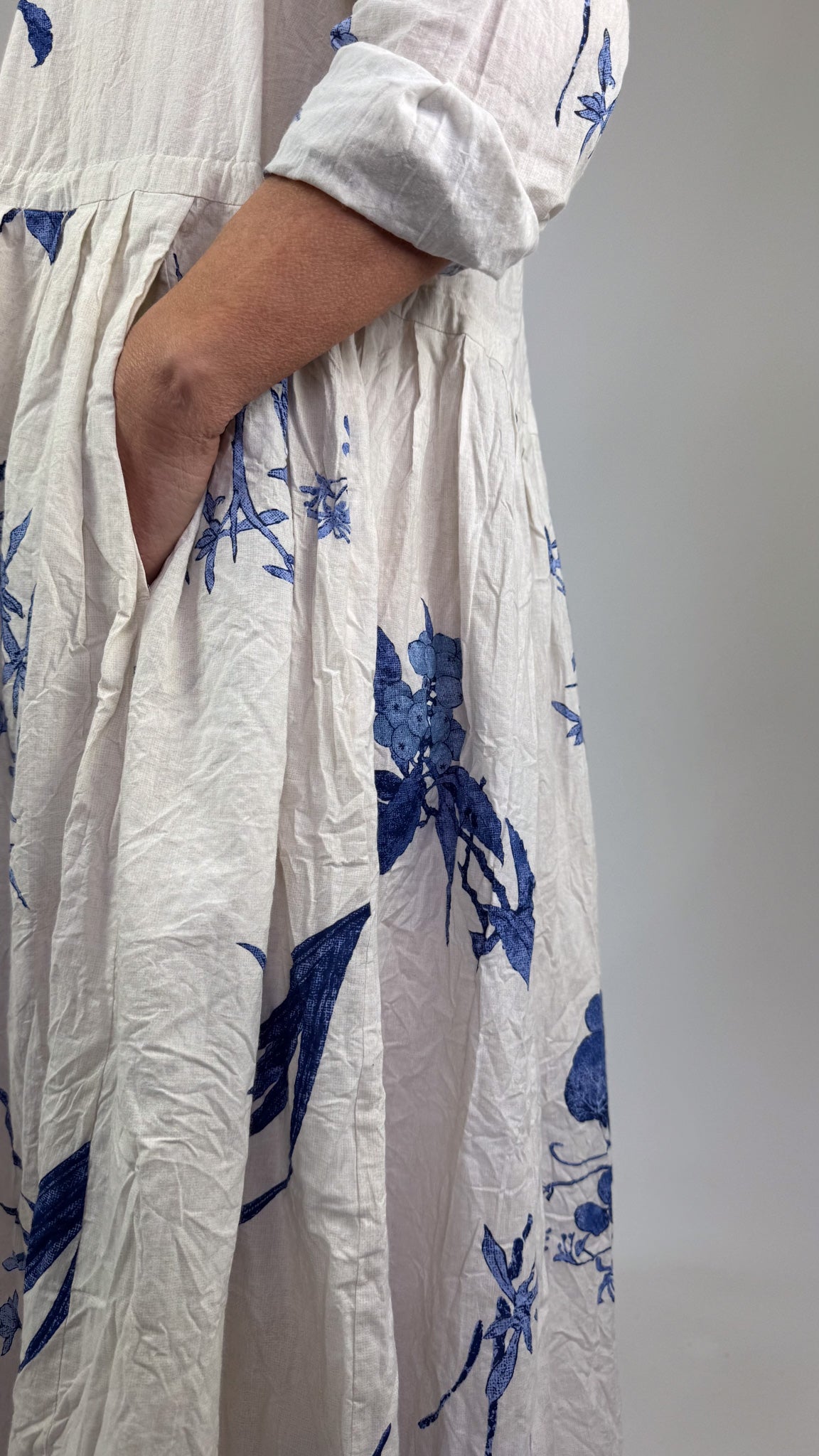 Pas De Calais 4540 Flower Dress Ivory