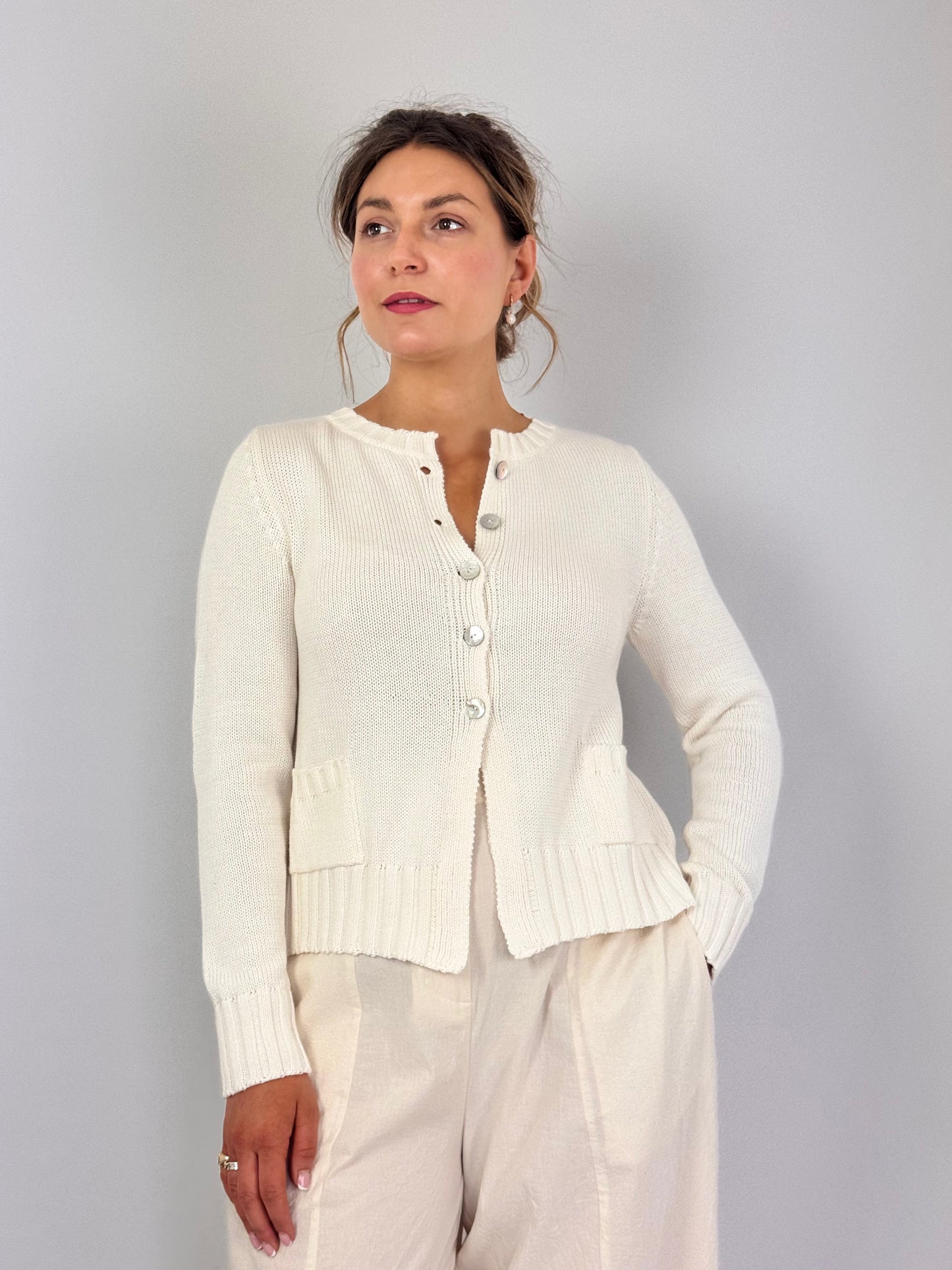 Officinae Adele Cardigan Latte