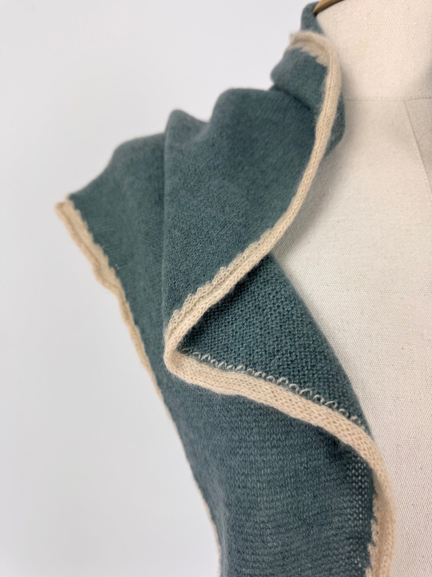 Philever Cashmere Diamond Scarf Sky Blue