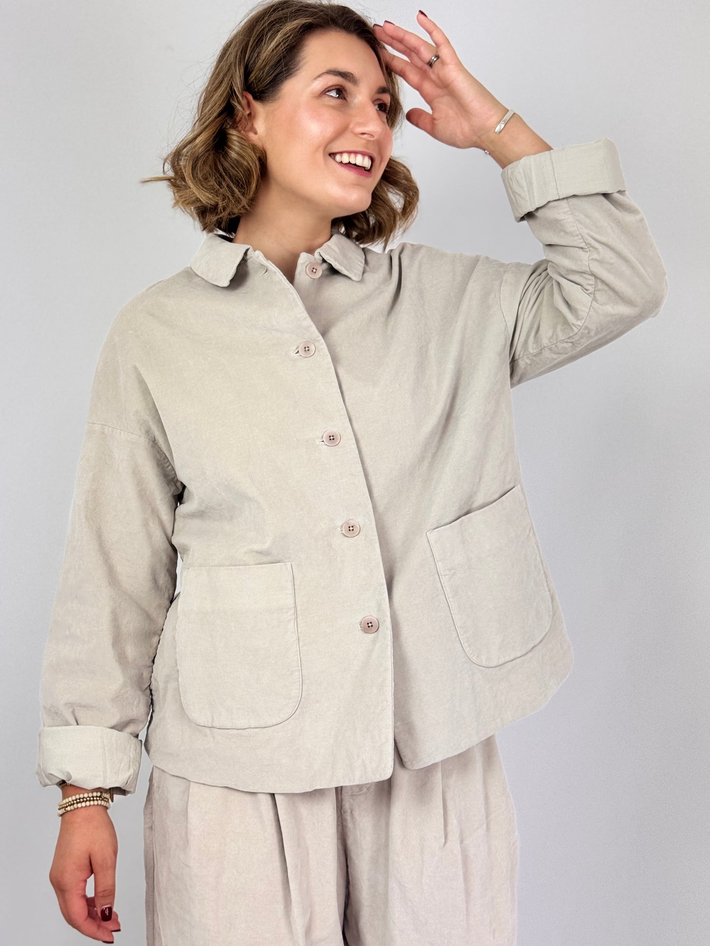 Album di Famiglia 4279 V Jacket Oatmeal