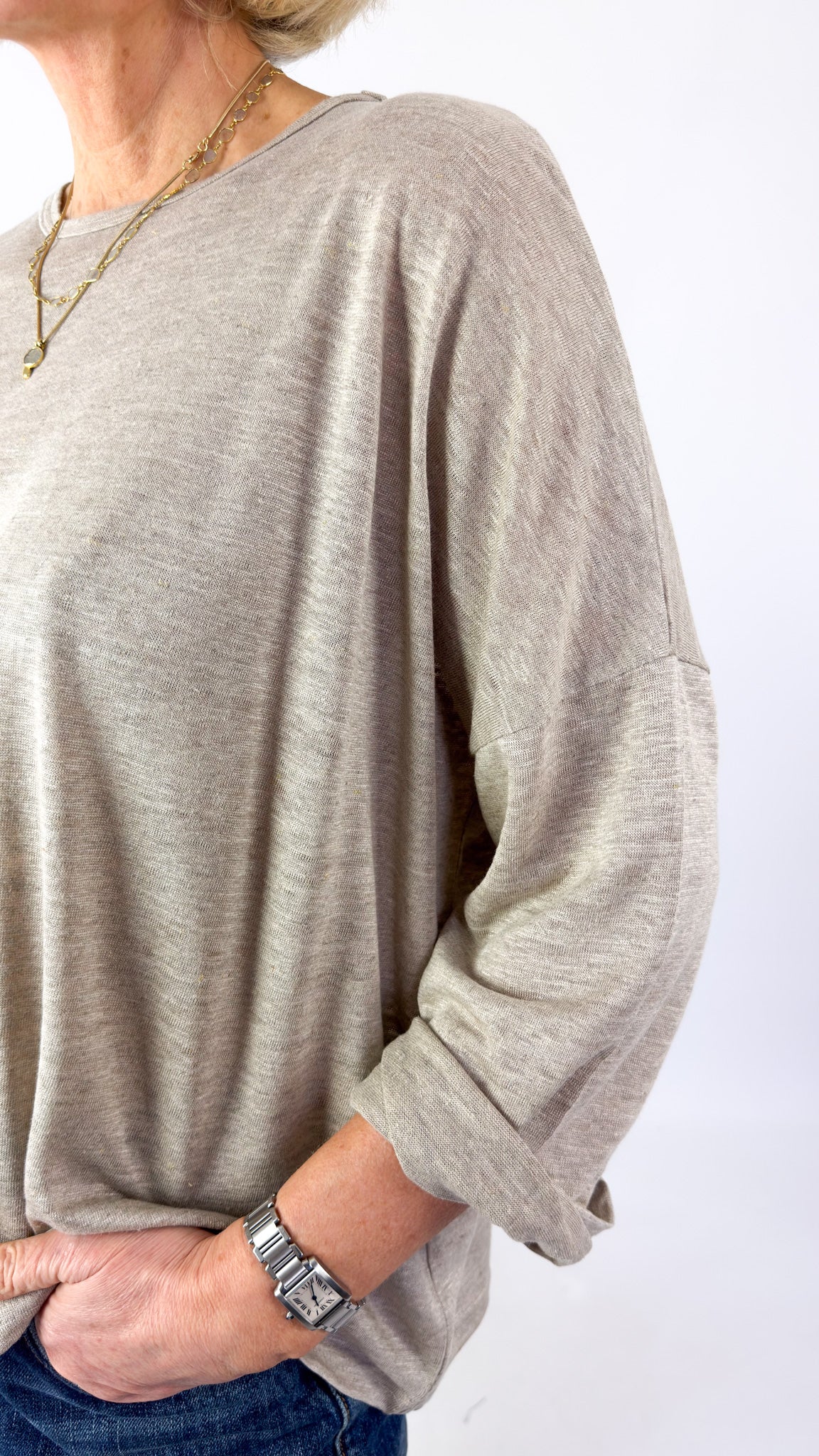 Ichi Antiquities 957 Jumper Natural