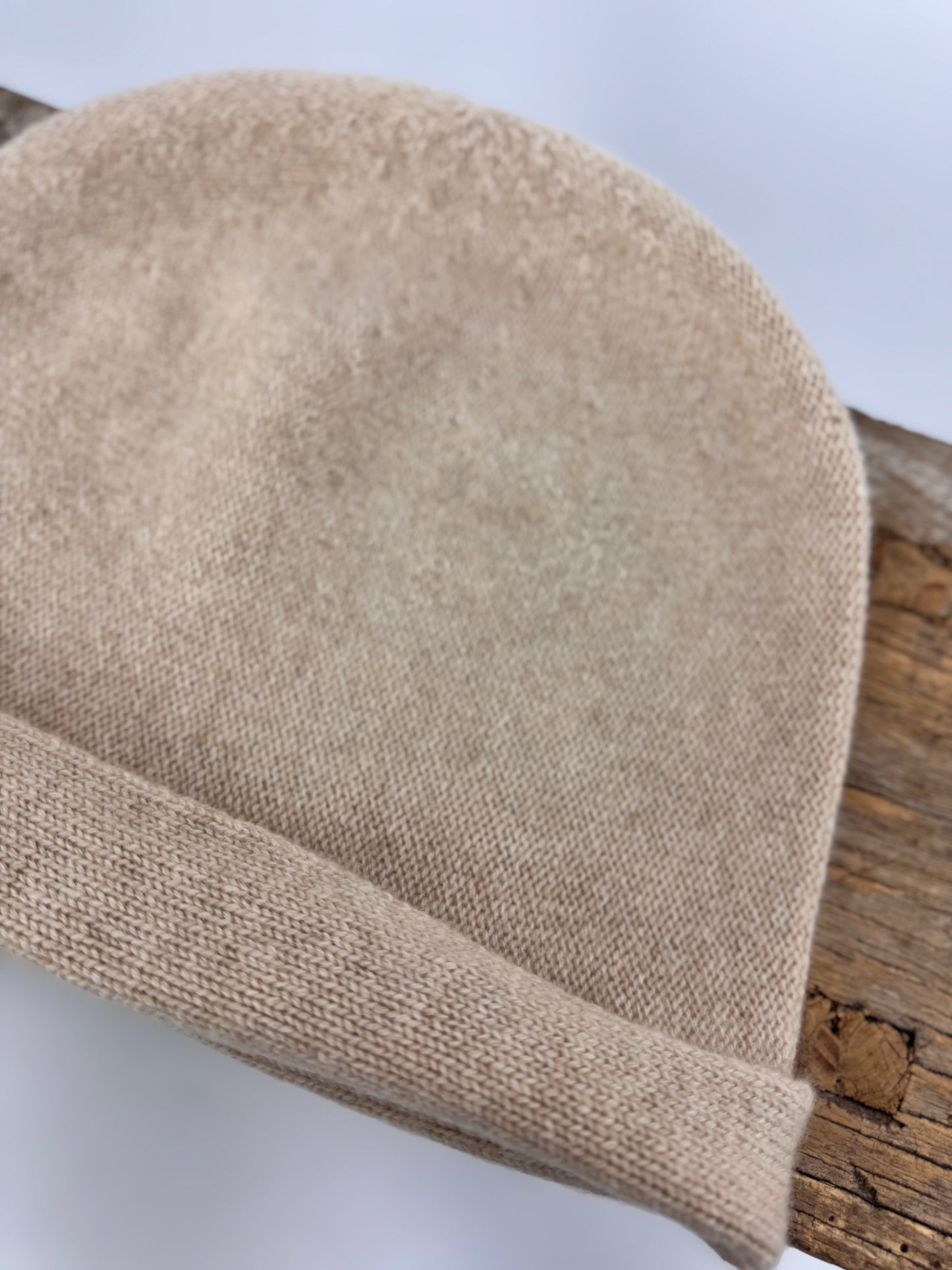 Philever Cashmere Rolled Edge Hat Cream