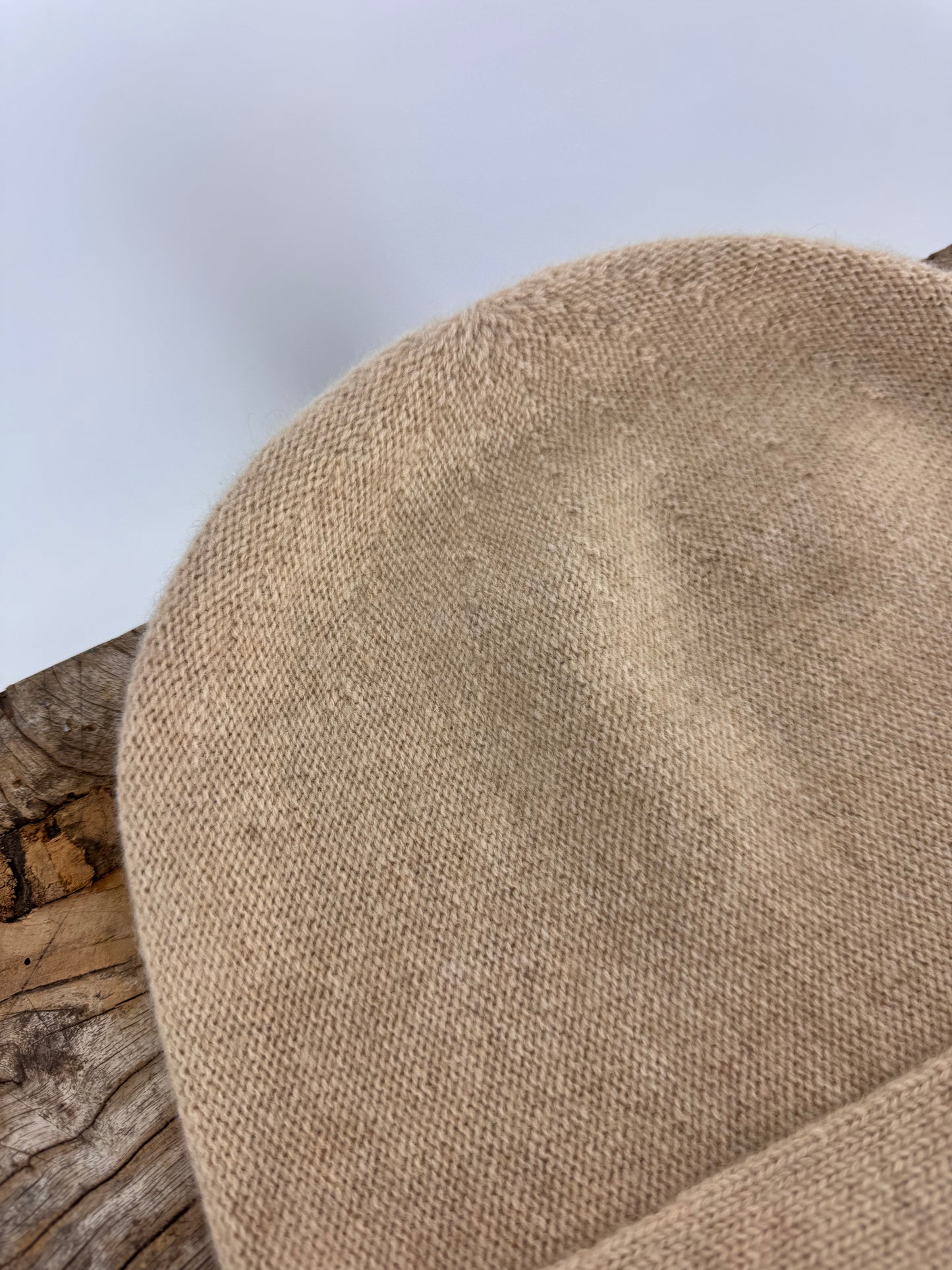 Philever Cashmere Rolled Edge Hat Cream