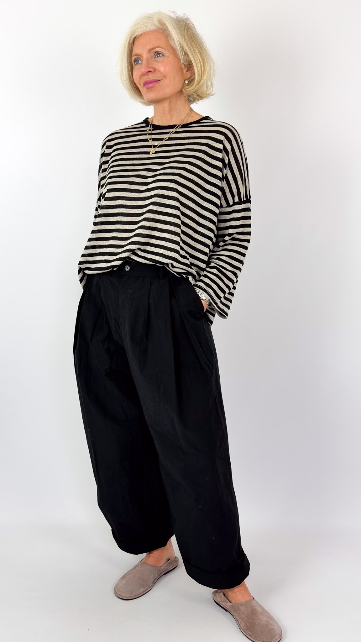 Ichi Antiquities 957 Jumper Stripe