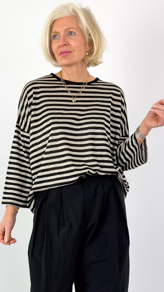 Ichi Antiquities 957 Jumper Stripe