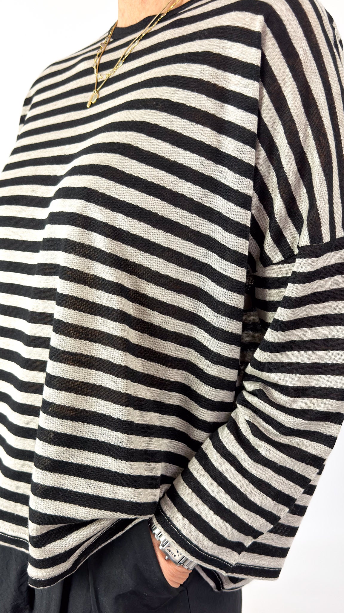Ichi Antiquities 957 Jumper Stripe