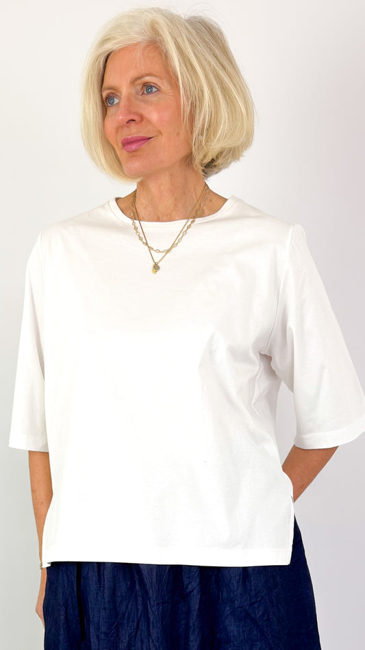 Ichi Antiquities 959 Jumper Top White