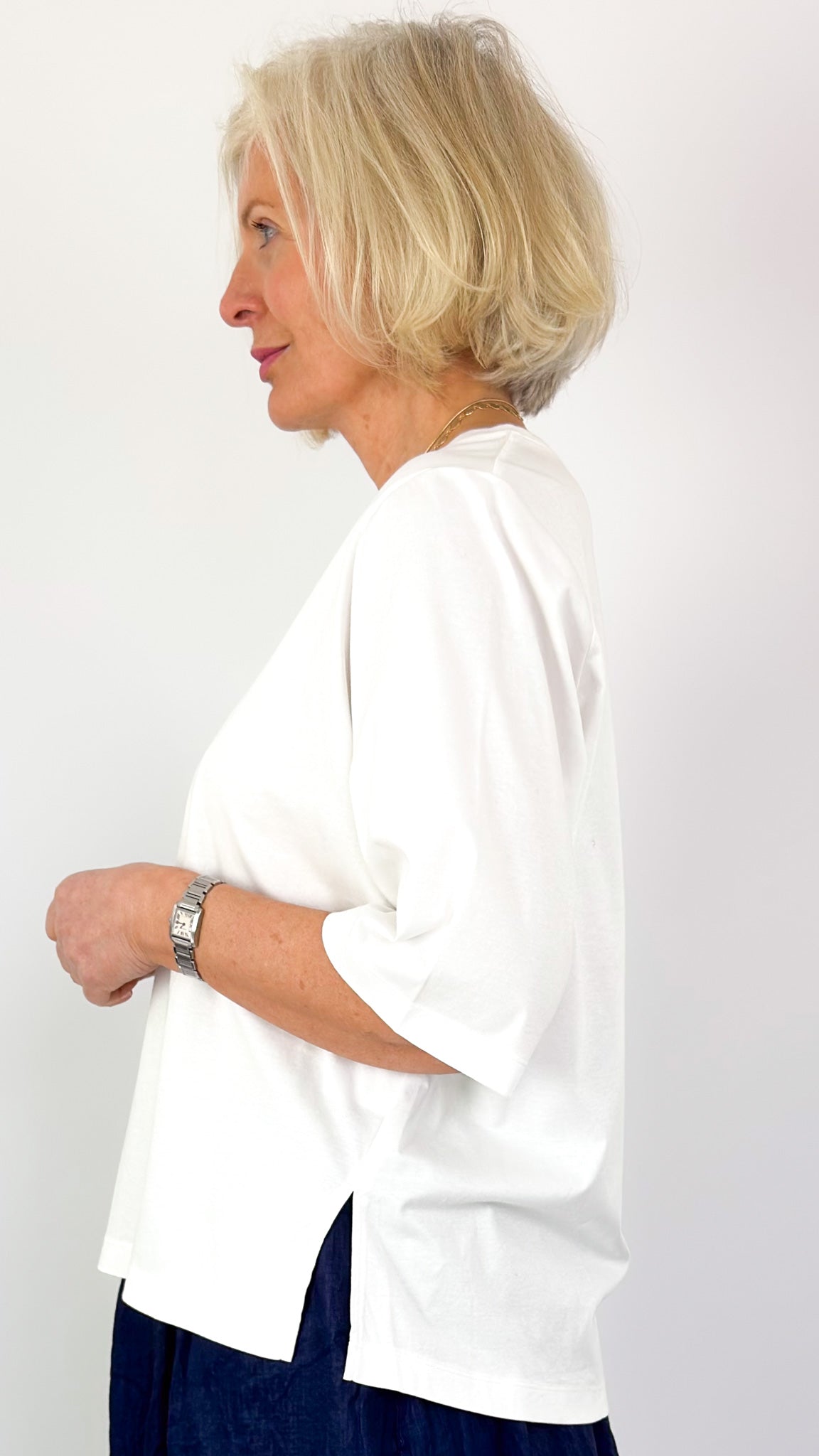 Ichi Antiquities 959 Jumper Top White