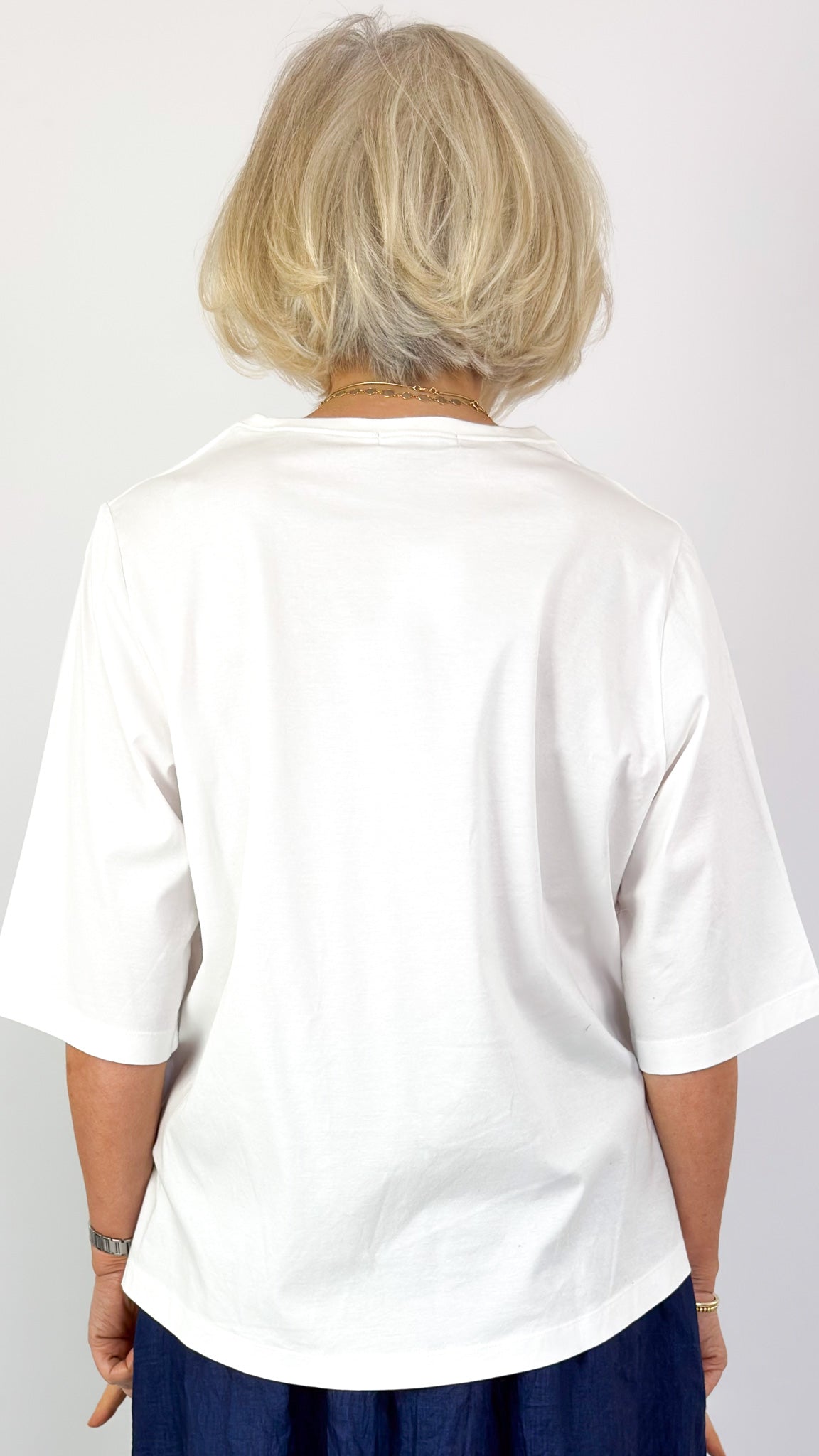 Ichi Antiquities 959 Jumper Top White