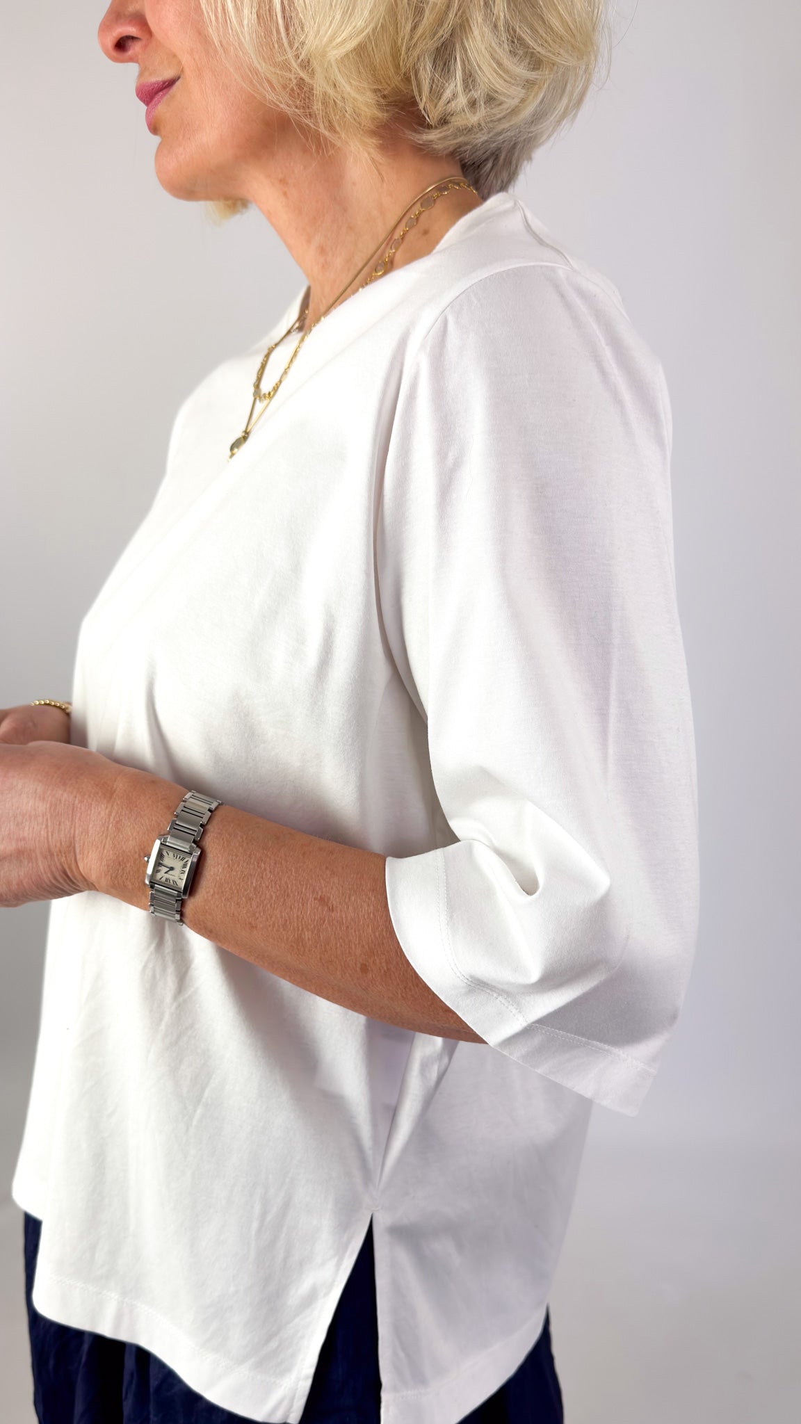 Ichi Antiquities 959 Jumper Top White