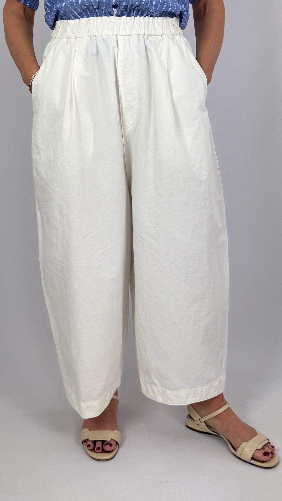 Pas De Calais 8697 Trousers Off-White