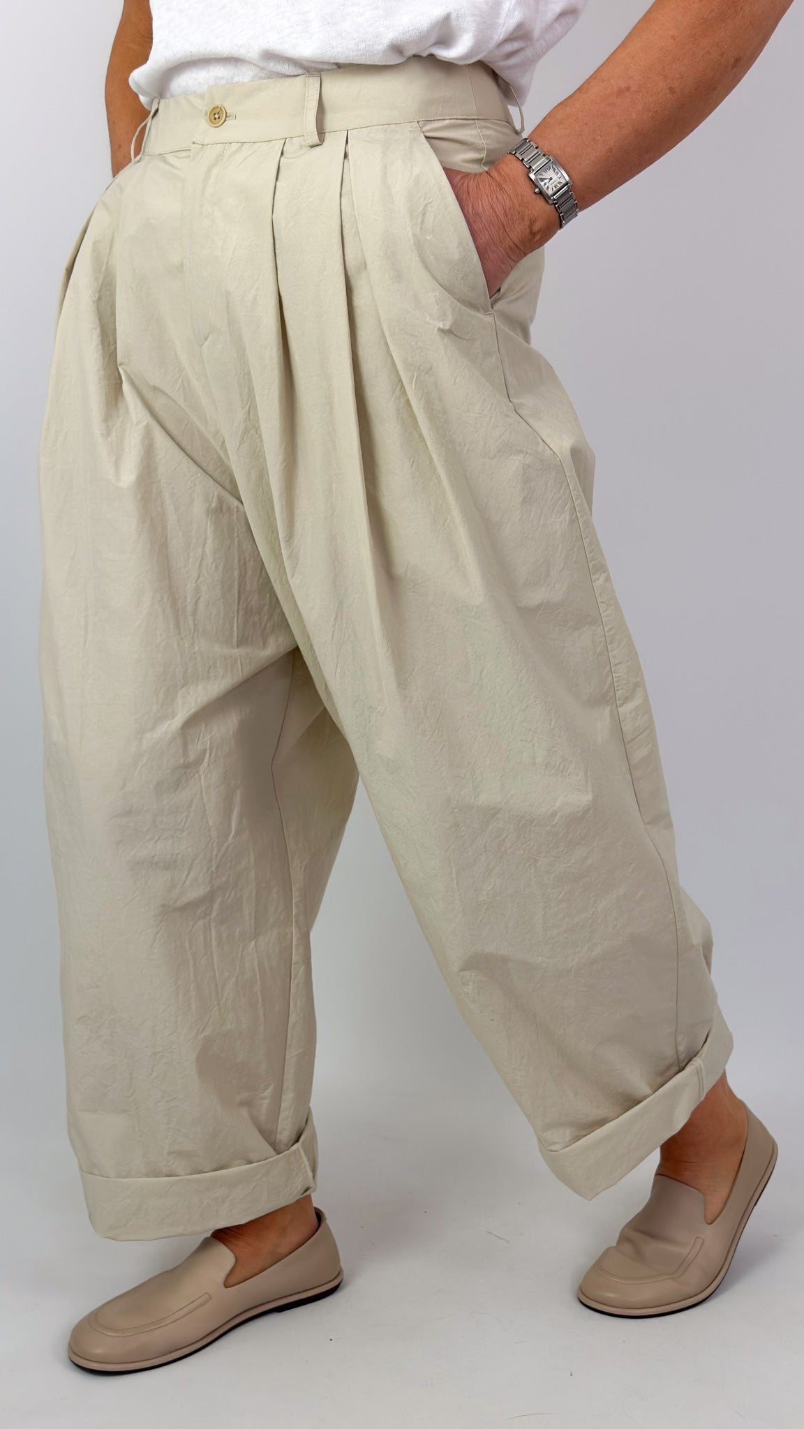 Apuntob 2048 Trousers Cappuccino – Cordelia James