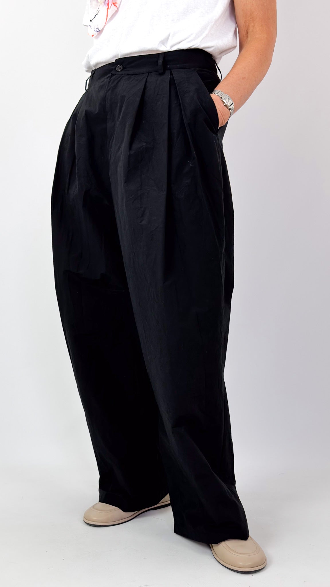 パンツ apuntob 2026SS / Trousers in abyss Apuntob 2048 Trousers Black – Cordelia James