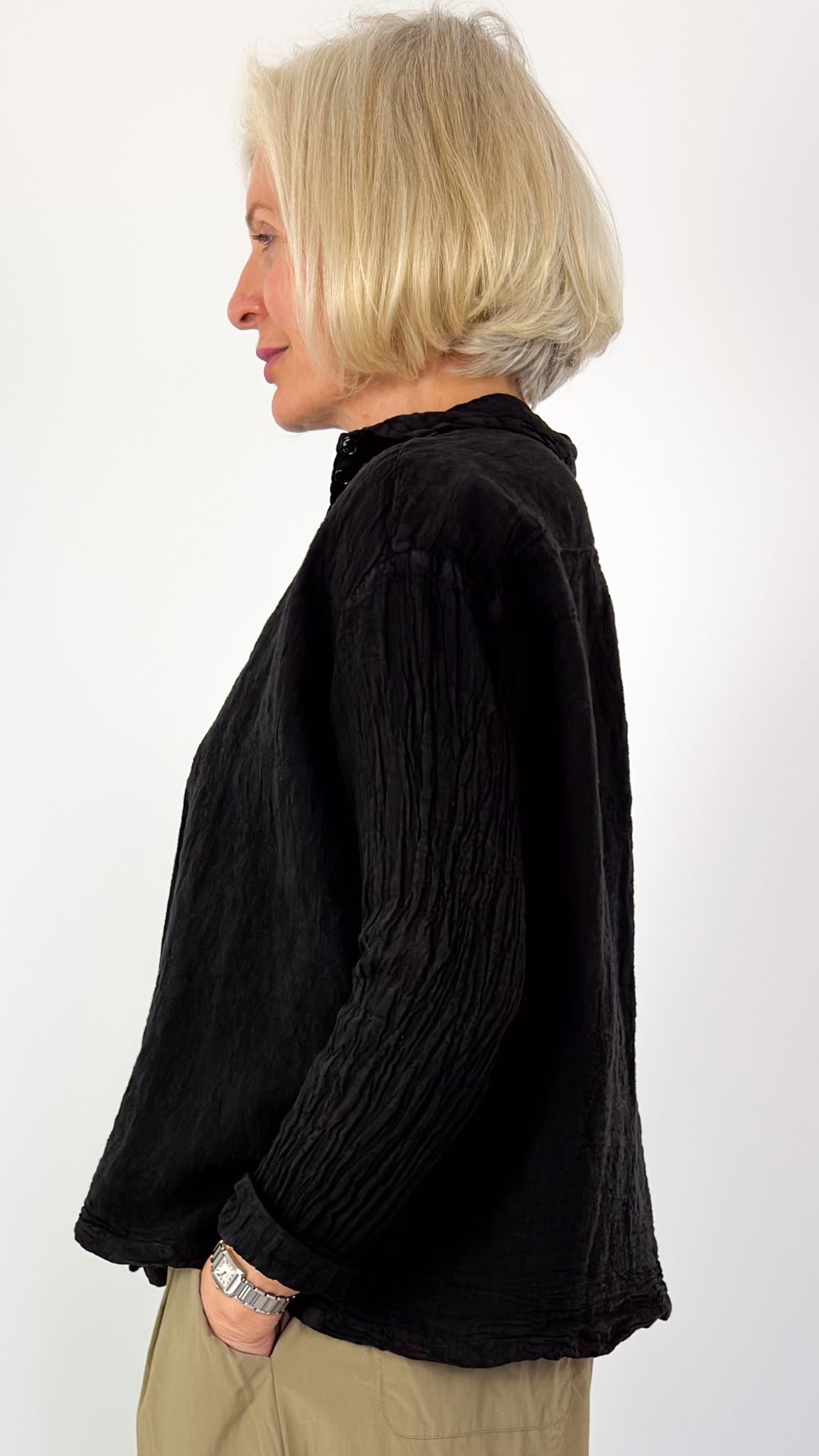 Manuelle Guibal 7079 Natsu Blouse Onyx – Cordelia James