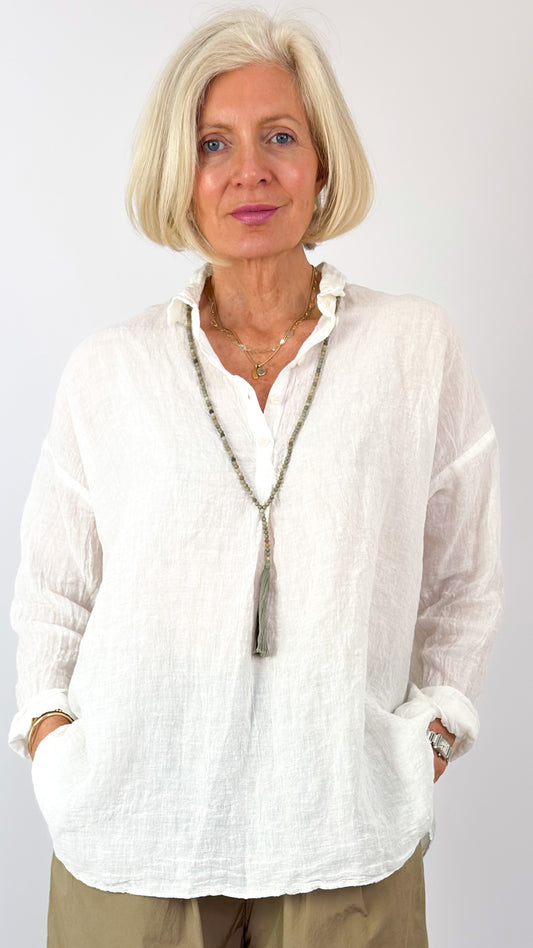 Manuelle Guibal 7082 Natsu Blouse Milk