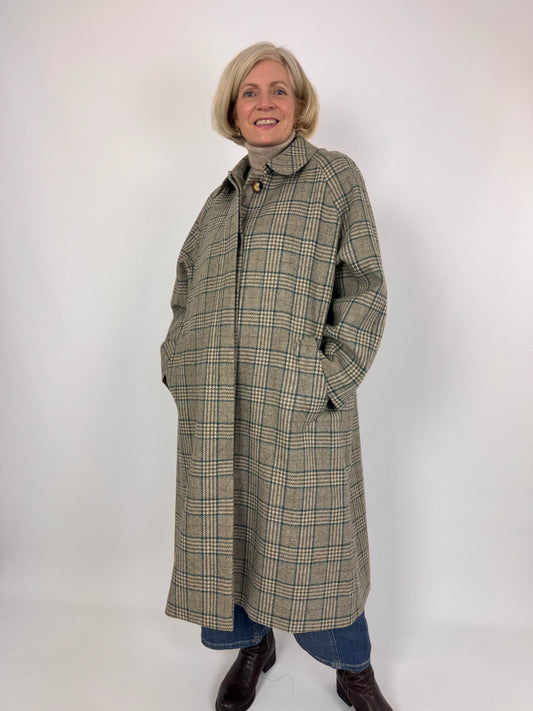 Pret Pour Partir Camille Coat Check Blue