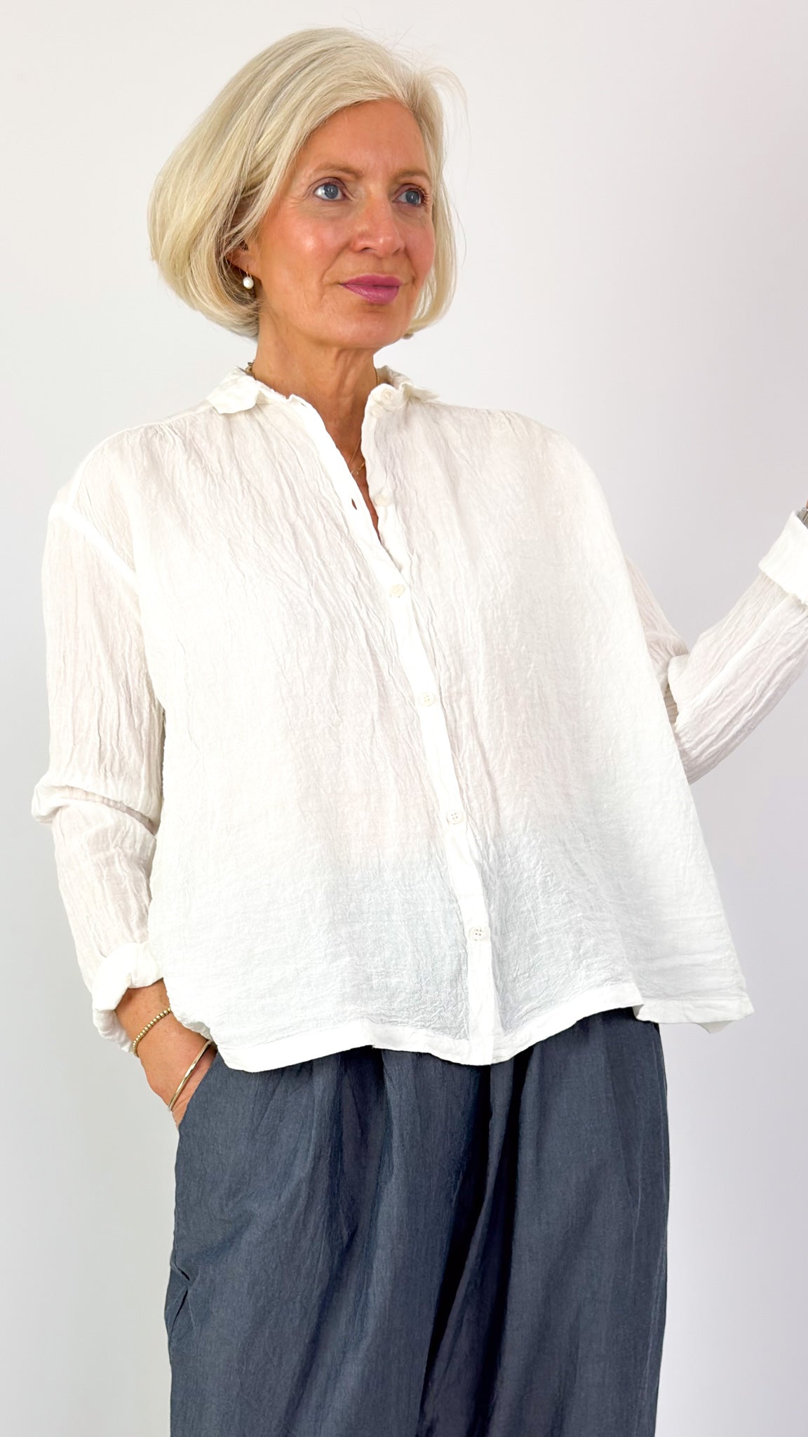 Manuelle Guibal 7079 Natsu Blouse Milk