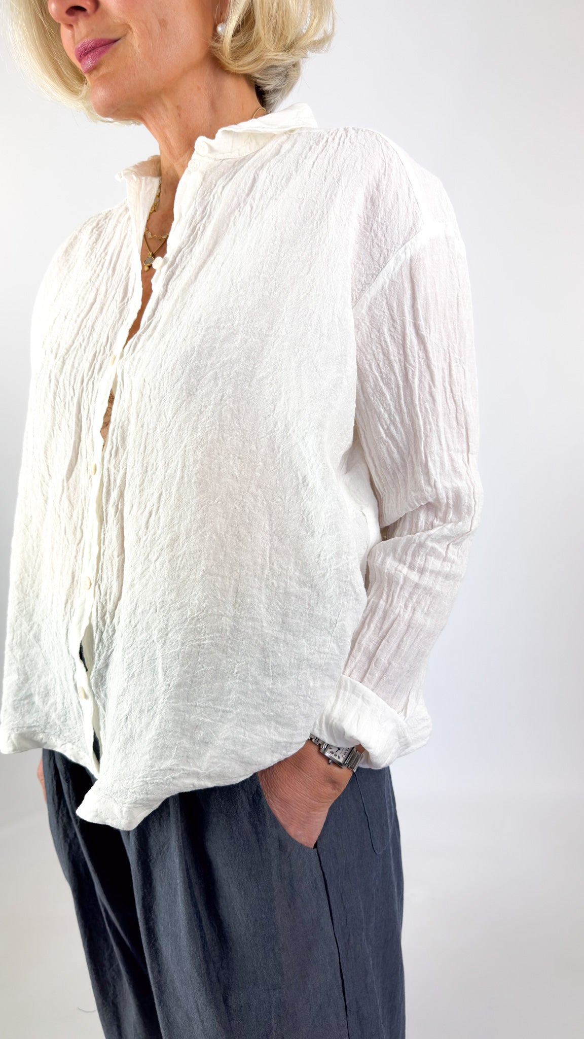 Manuelle Guibal 7079 Natsu Blouse Milk