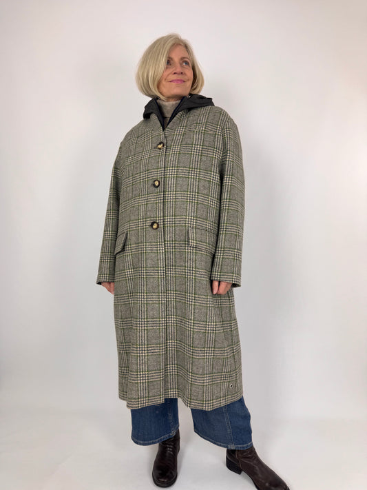 Pret Pour Partir Cecil Coat Check Green