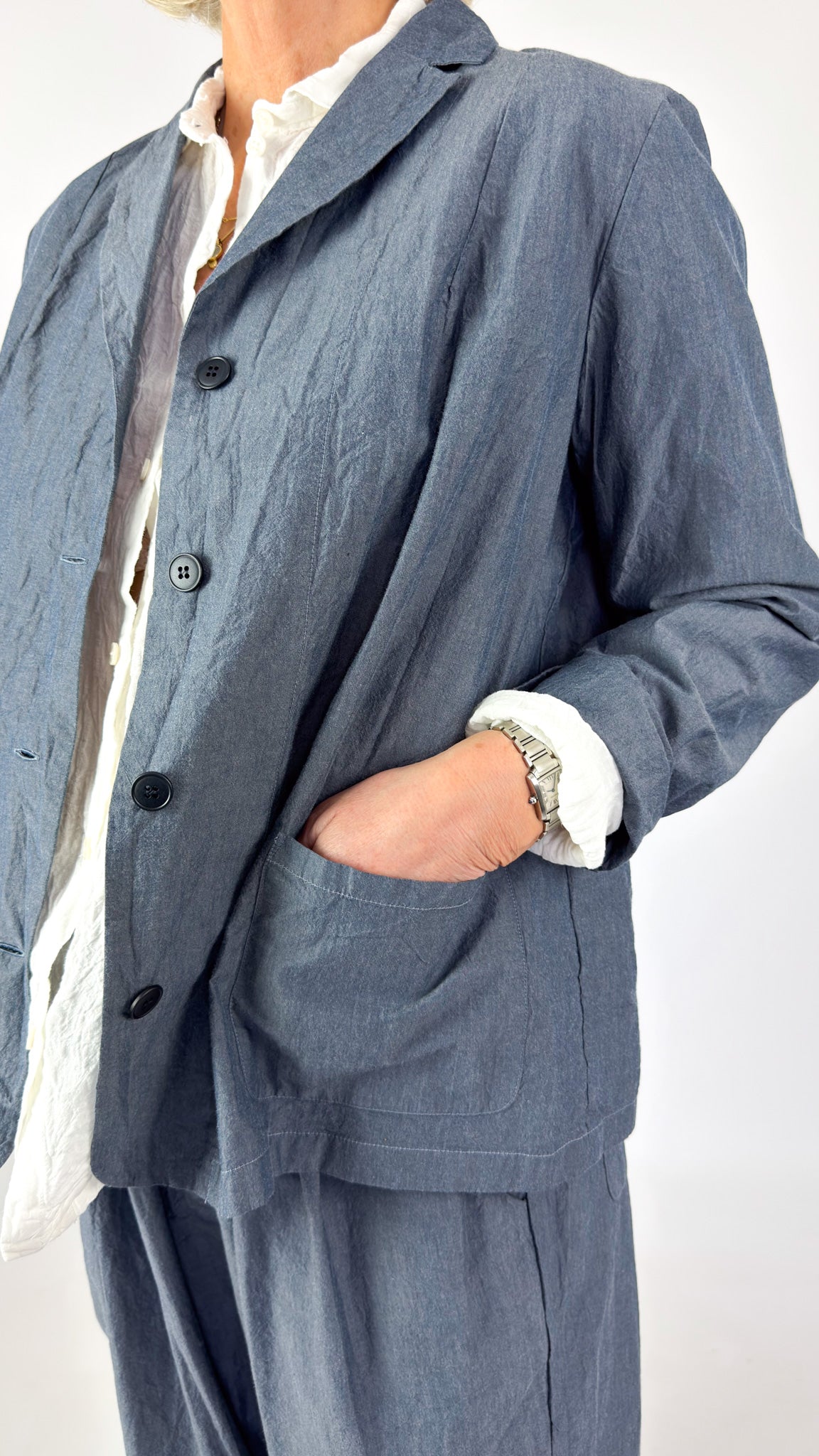 Manuelle Guibal 7043 Loomi Jacket Denim – Cordelia James