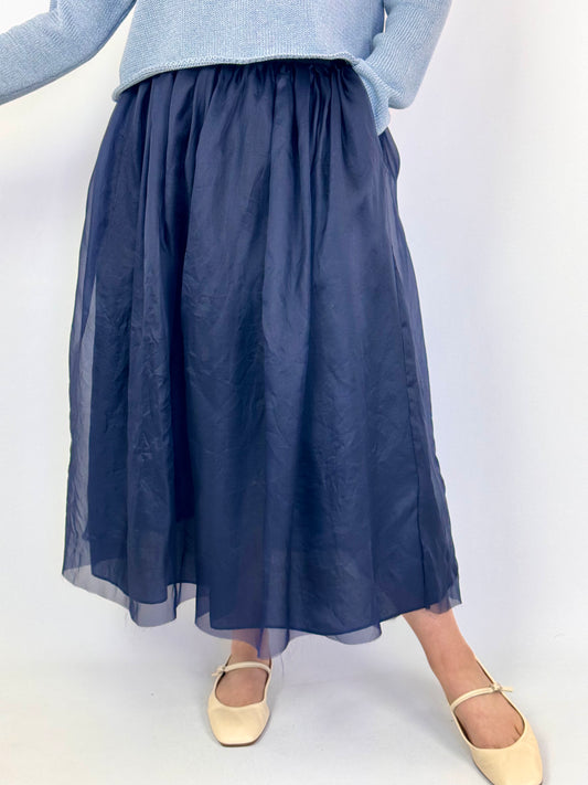 TouJours Maxi Tutu Skirt Navy