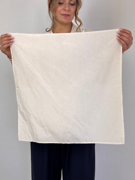 TouJours Silk Scarf Ivory