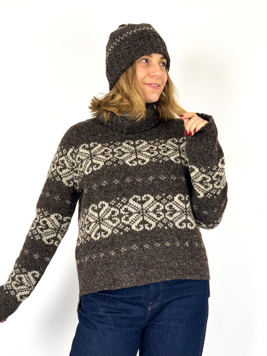 Nygårdsanna Folklore Jumper Brown