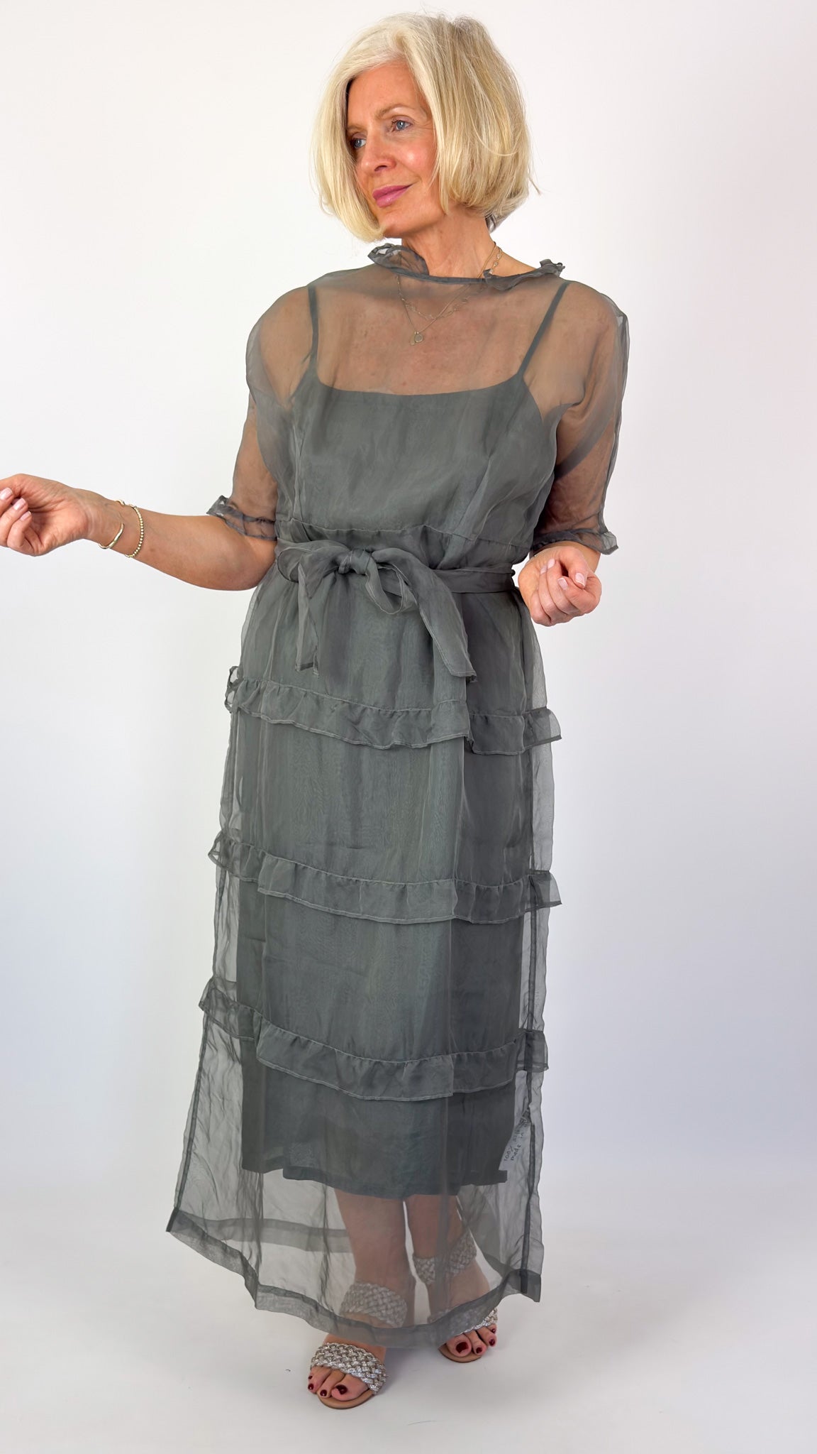Sula Amazing Dress Gunmetal