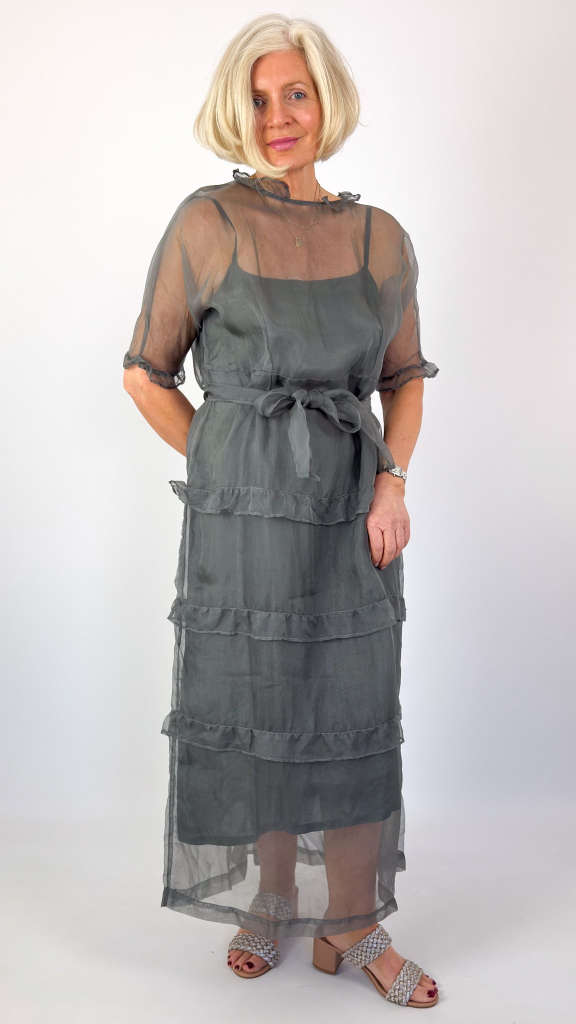 Sula Amazing Dress Gunmetal