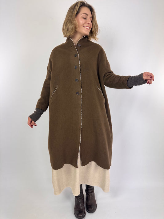 Hannoh Wessel Milena Coat Sepia
