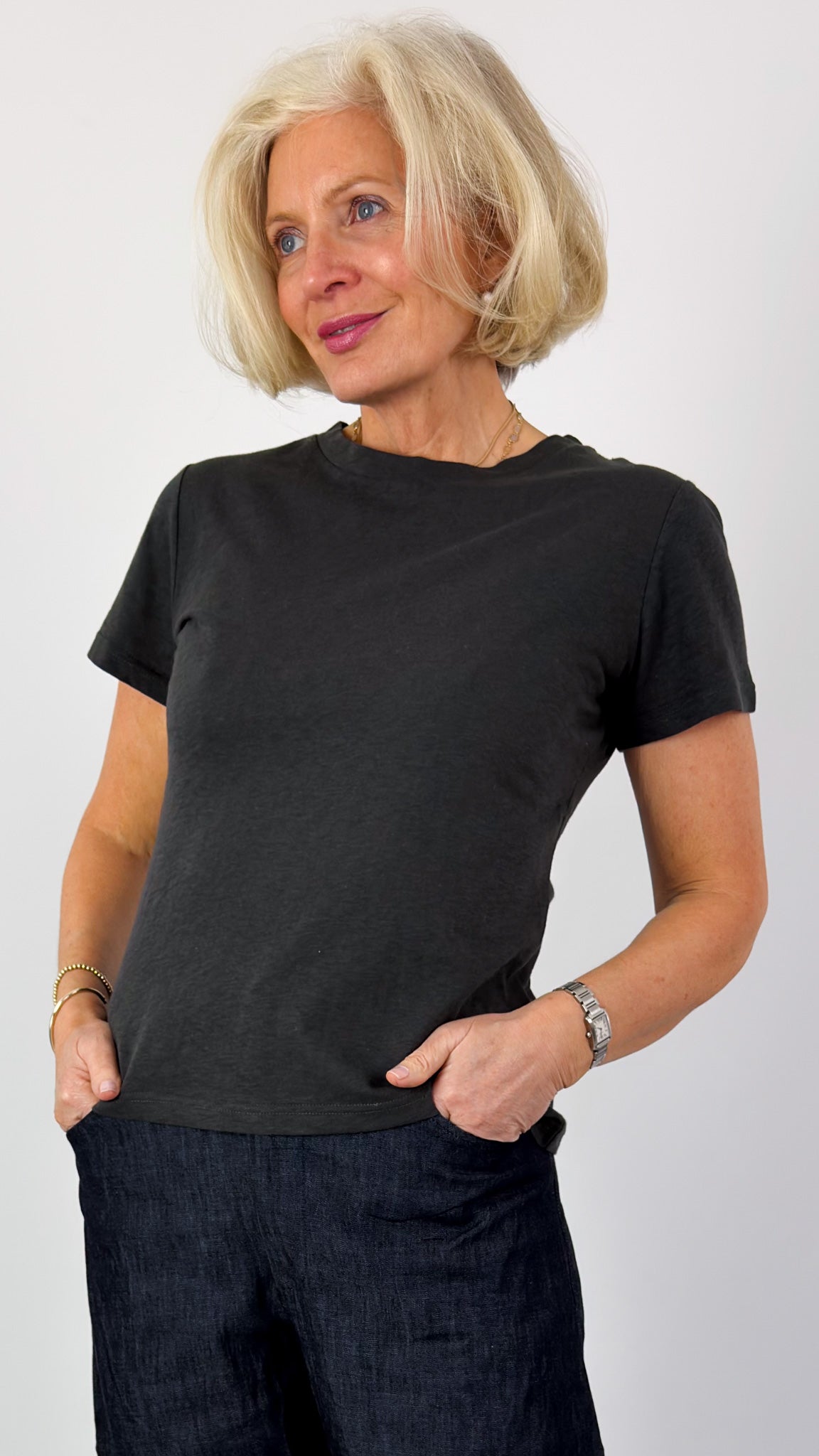 Sula Short Sleeve T-Shirt Gunmetal