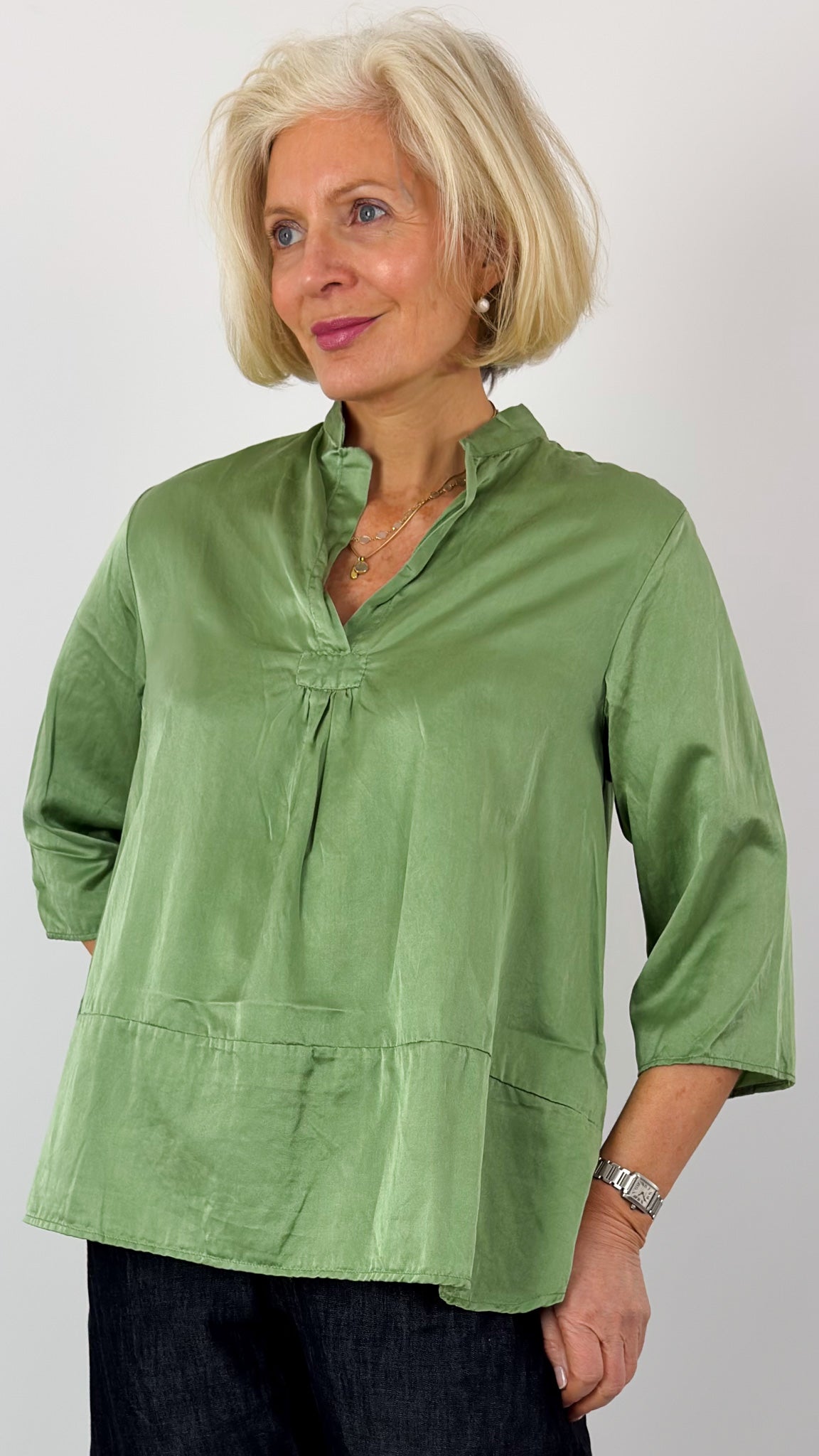 Sula Sunny Shirt Aspen Green