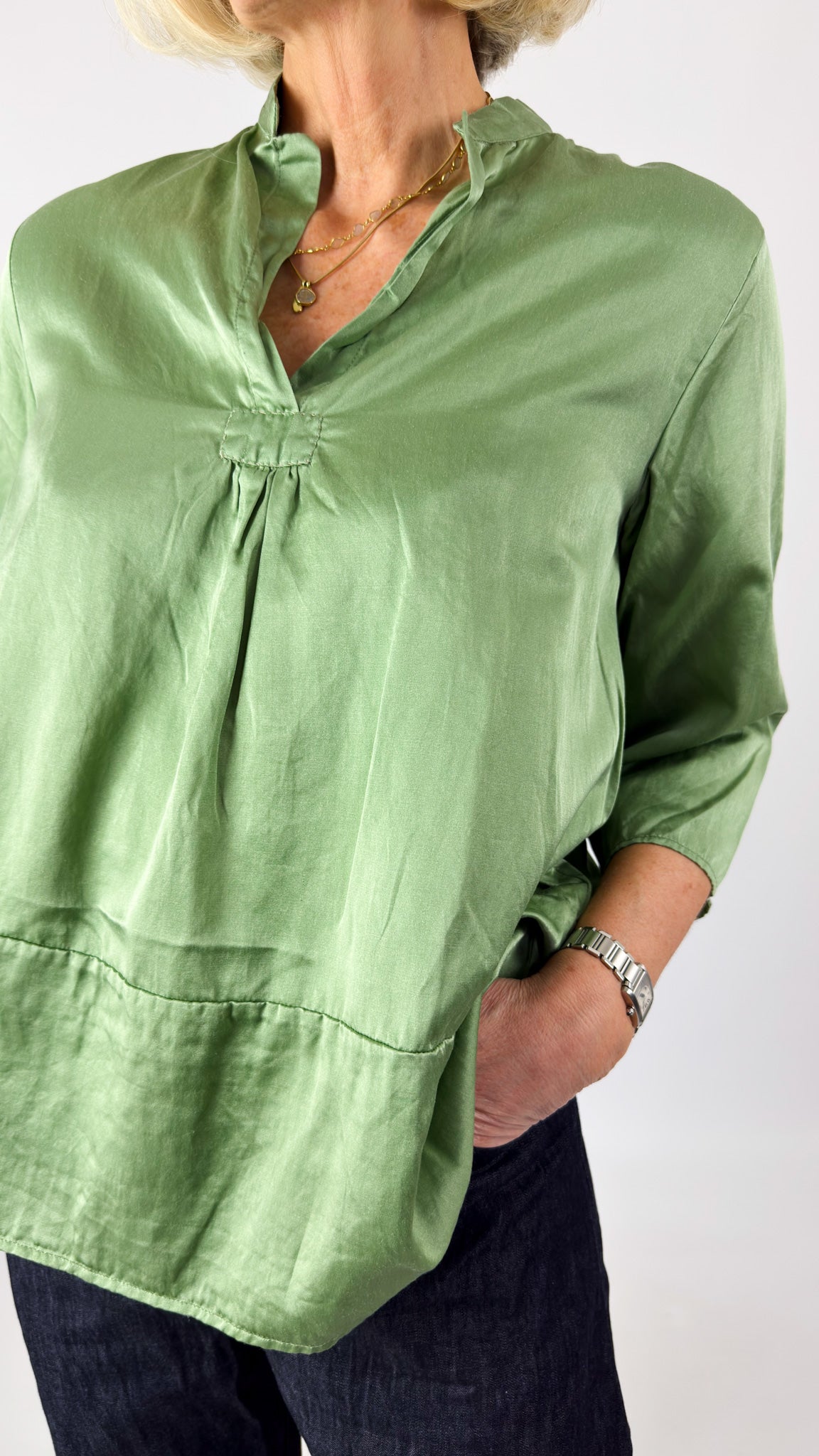 Sula Sunny Shirt Aspen Green